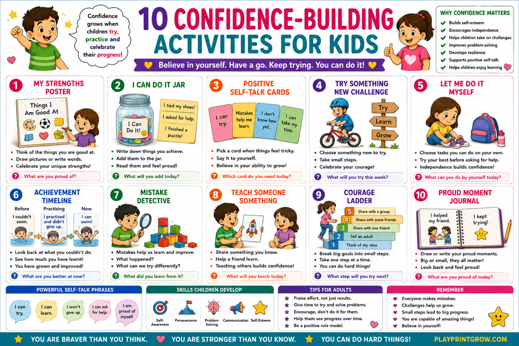 10 Confidence-Building Activities for Kids