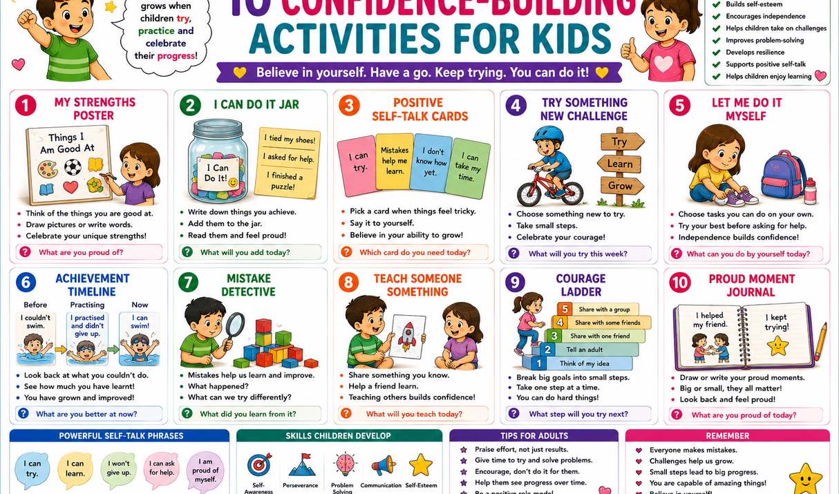 Confidence-Building Activities for Kids