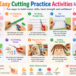 10 Easy Cutting Practice Activities for Kids