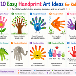 Easy Handprint Art Ideas for Kids – 10 Fun Crafts
