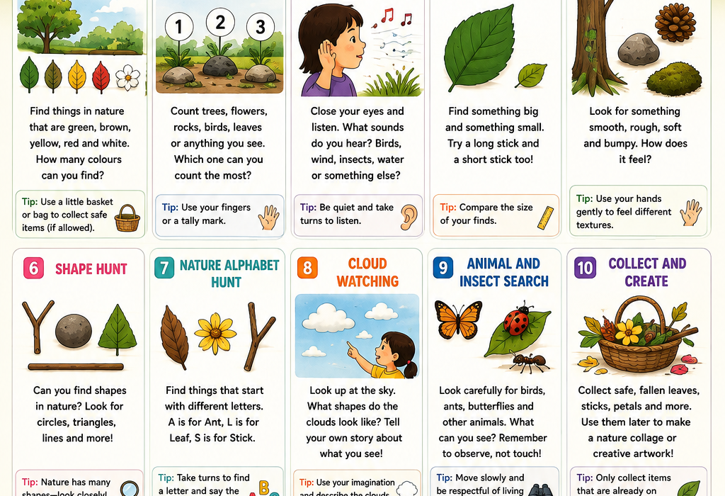 10 Easy Nature Walk Activities for Kids
