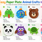 Easy Paper Plate Animal Crafts for Kids – 10 Fun Ideas