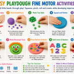 10 Easy Playdough Fine Motor Activities for Kids