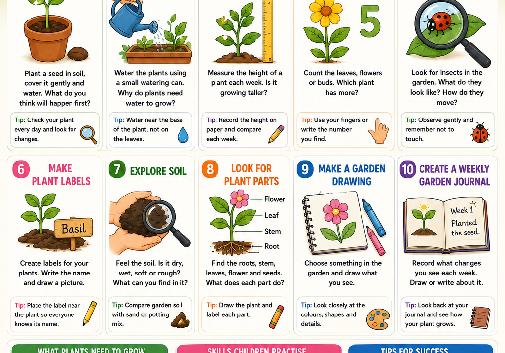 Fun Garden Learning Activities for Kids