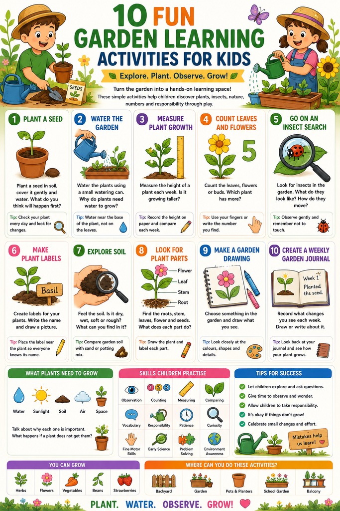 10 Fun Garden Learning Activities for Kids
