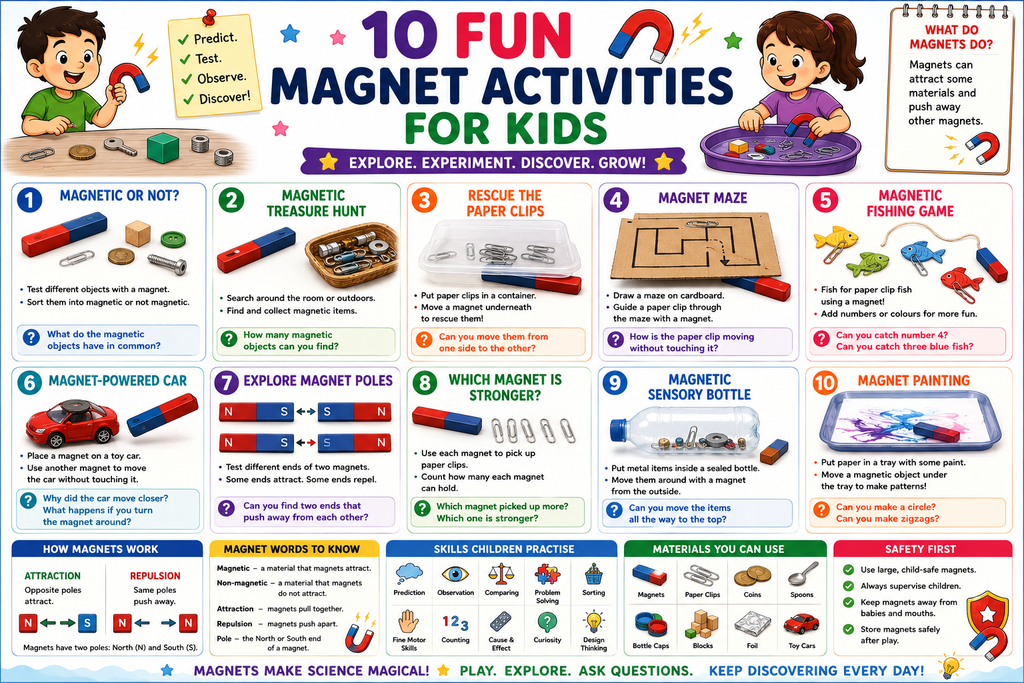 10 Fun Magnet Activities for Kids