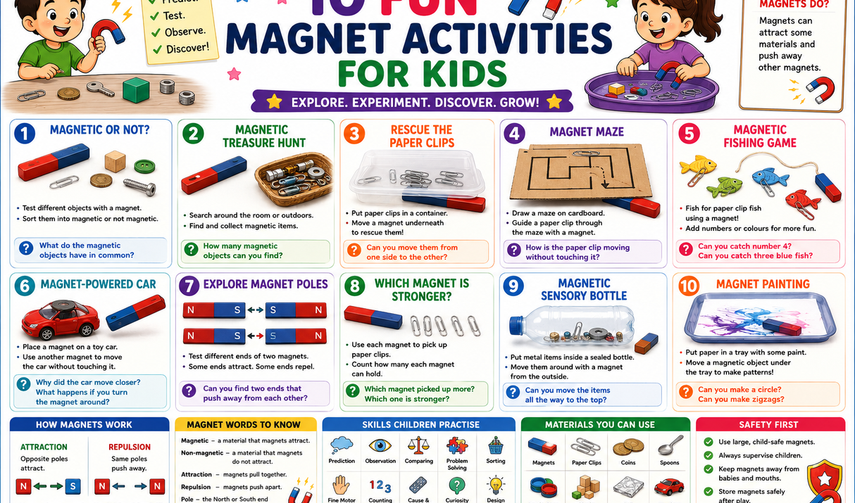 Fun Magnet Activities for Kids