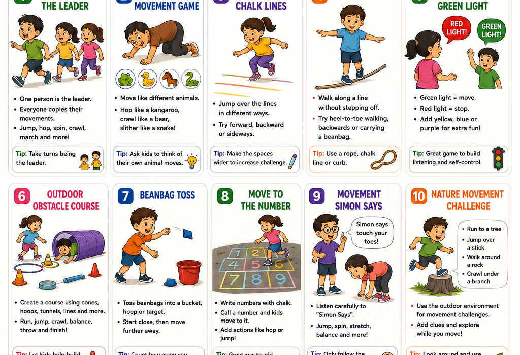 10 Fun Outdoor Movement Games for Kids