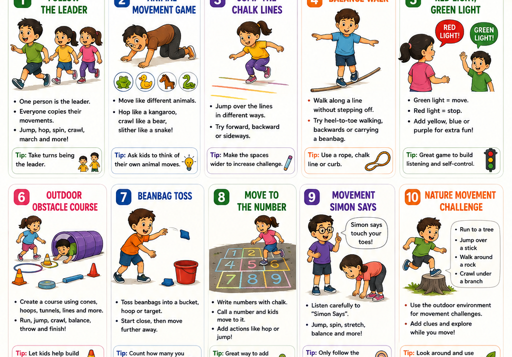 Fun Outdoor Movement Games for Kids