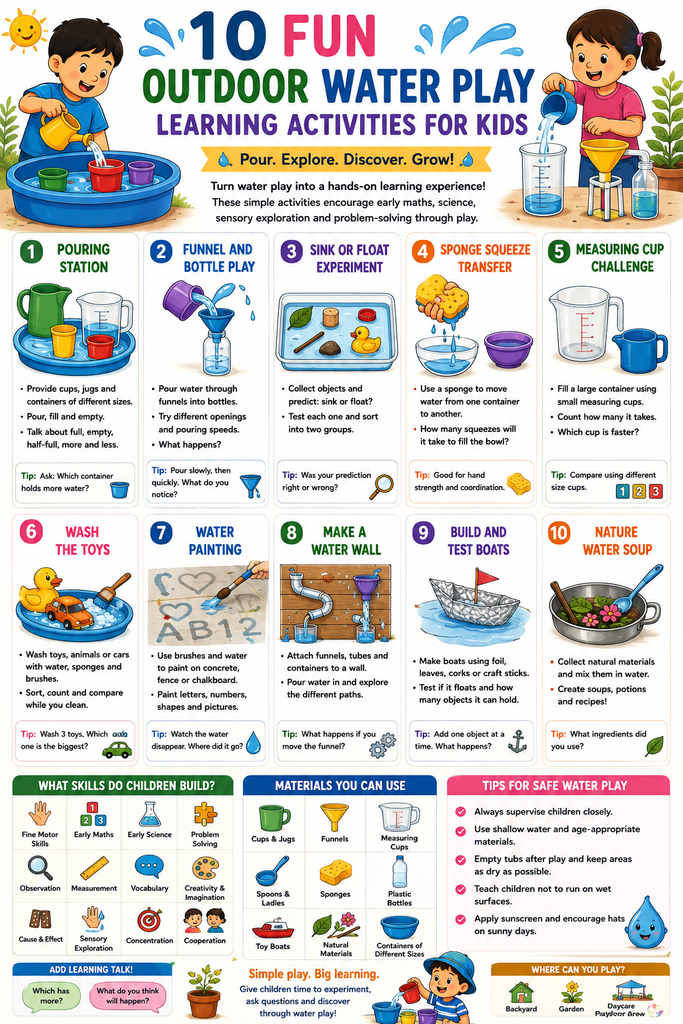 10 Fun Outdoor Water Play Activities for Kids
