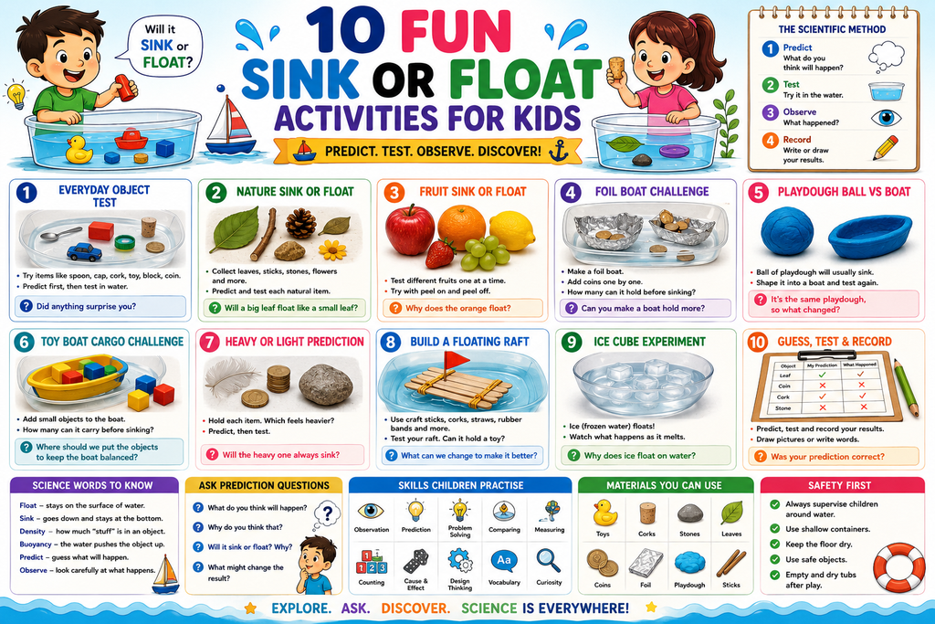 10 Fun Sink or Float Activities for Kids