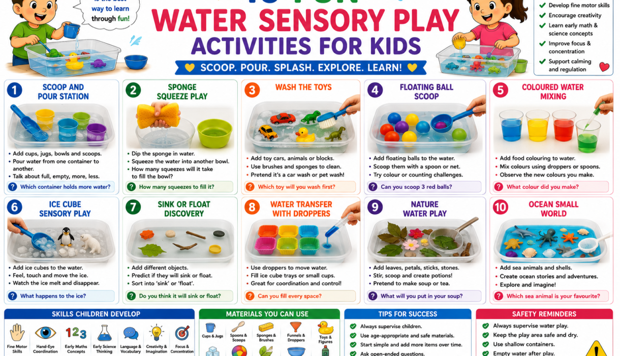 10 Fun Water Sensory Play Activities for Kids