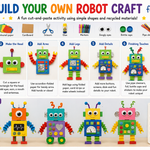 Build Your Own Robot Craft for Kids – Easy Paper Activity