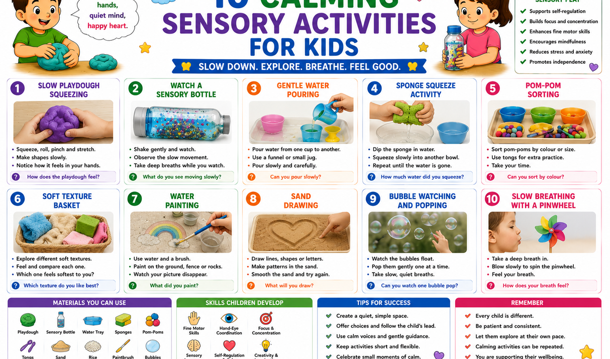 Calming Sensory Activities for Kids