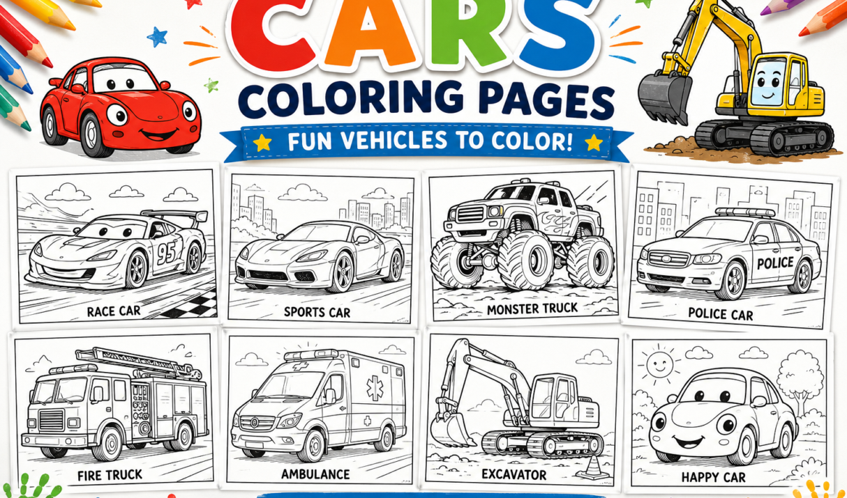 Cars Coloring Pages