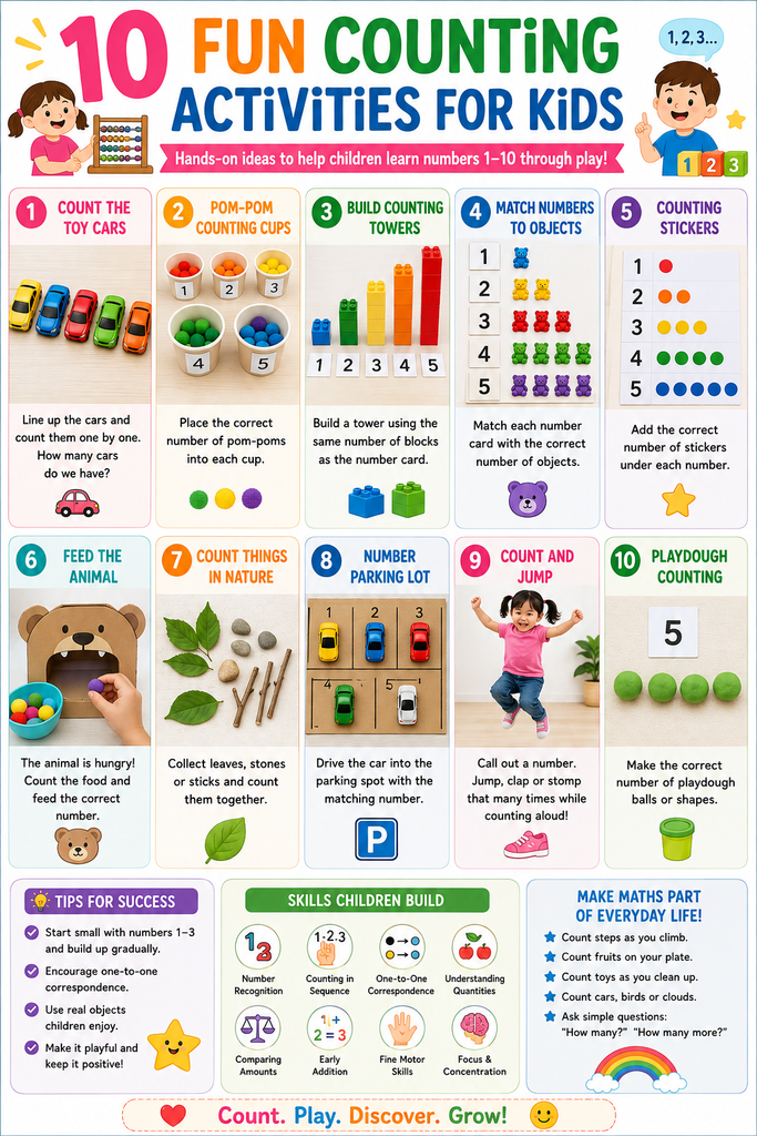 10 Fun Counting Activities for Kids Ages 2–6